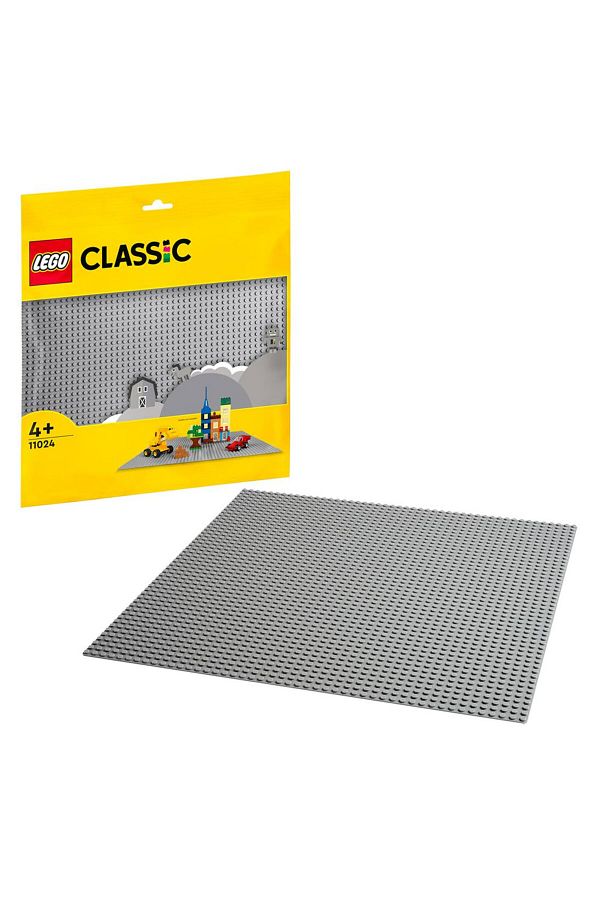 LEGO-طبق رمادي كلاسيكي 11024- لعبة البناء الإبداعية S للأطفال من عمر 4 سنوات فما فوق (قطعة واحدة) 1
