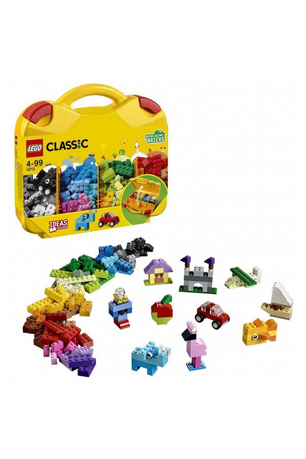 LEGO-حقيبة إبداعية كلاسيكية 10713 - مجموعة بناء ألعاب للأطفال من سن 4 سنوات فما فوق (213 قطعة) 1