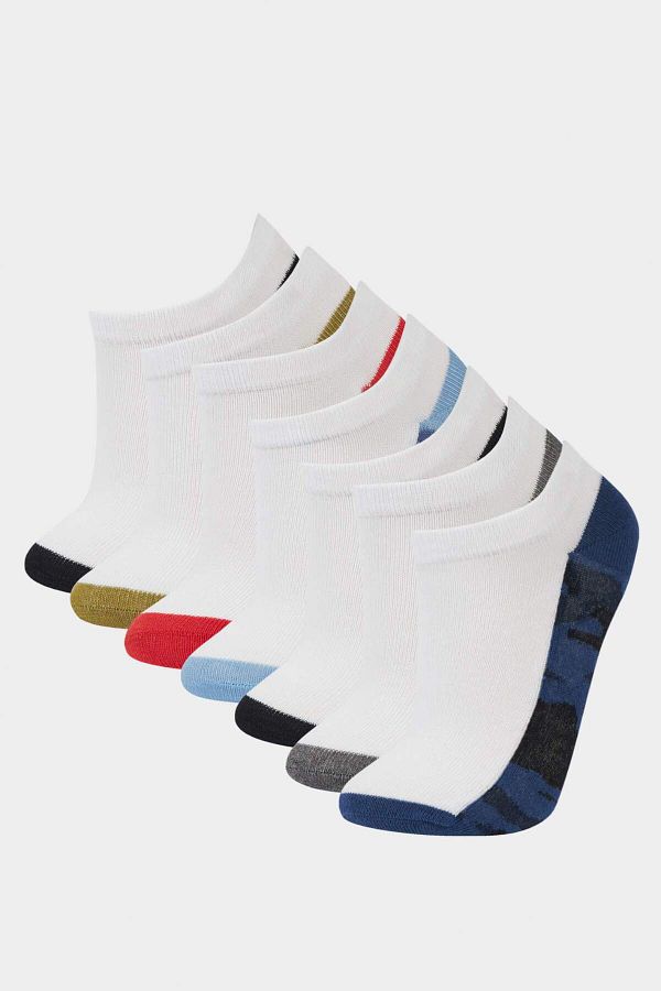 DeFacto-Boy's 7-Piece Cotton Booties Socks E5513A8Ns 1