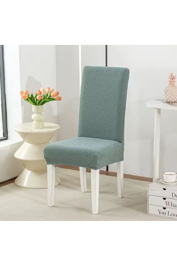 uzhanem-Chair Cover High Quality Chair Cover, Lycra, Washable 1 Piece Mint Color 1