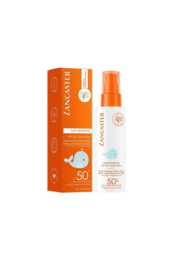 Lancaster Sun Sensitive Kids Milky Spray SPF50+ Çocuk Güneş Koruyucu 150ML