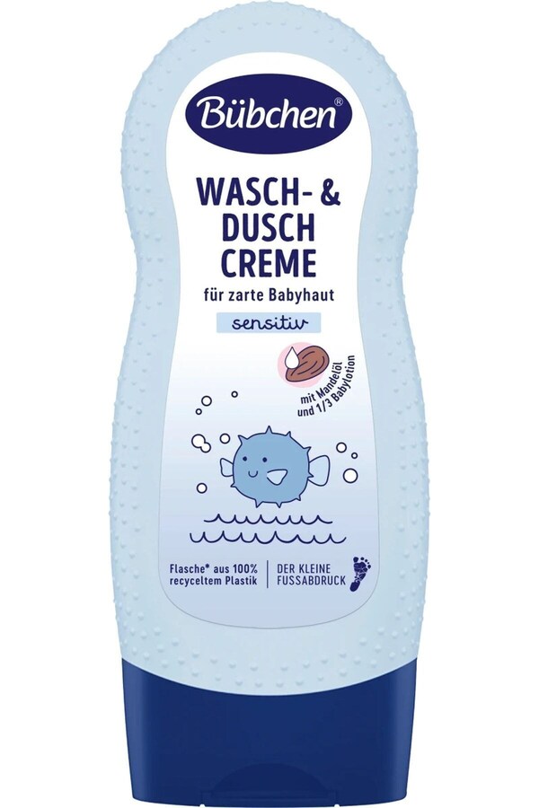 Bübchen Doğumdan Itibaren Yıkama Ve Duş Kremi Badem Yağı Ve 1/3 Bebek Losyonu Içerir 230ml