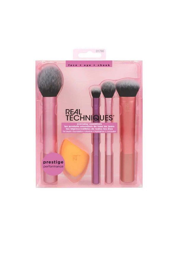 Real Techniques-Everyday Multi-Use Makeup Brush Set, Multi-Color 1