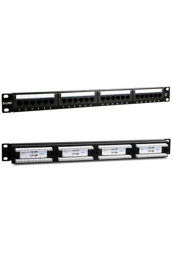 Zibox-S-Link Sl-F624 24-Port Ftp Cat6 Patch Panel 1
