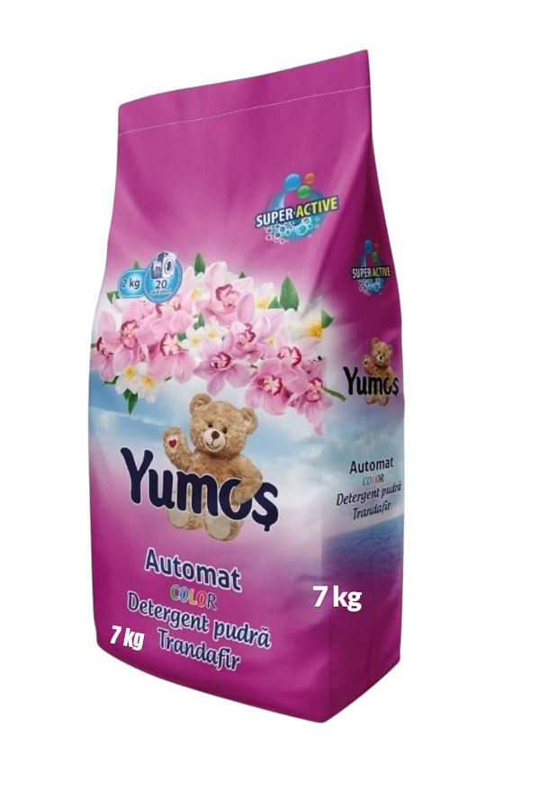 Yumoş-Yumos detergent automat color trandafir-7kg 1