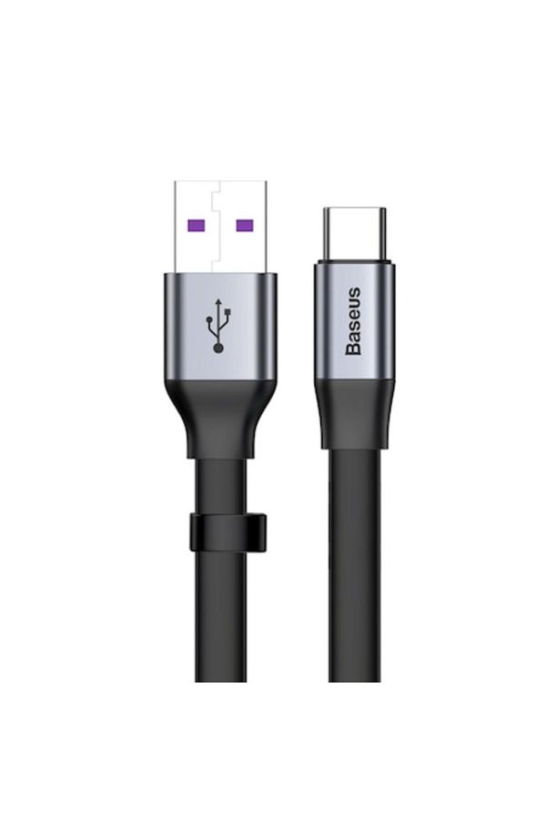 Dali-Cablu de încărcare și transfer de date, conector USB-A la USB tip C, lungime 23 cm, negru 1