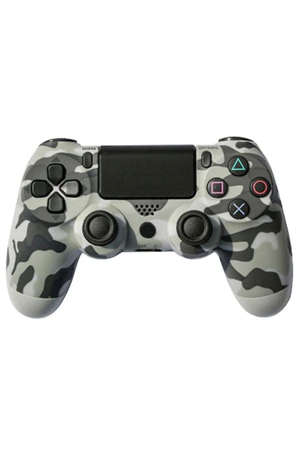 Generic-وحدة تحكم PS4 DUALSHOCK 4 باللون الأبيض العسكري 1