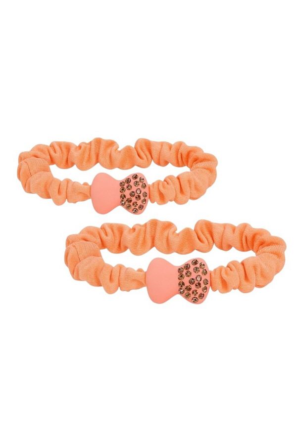 SeaBubbles-Children's Buckle with Stone and Elastic 2 Pack Standard Orange 1