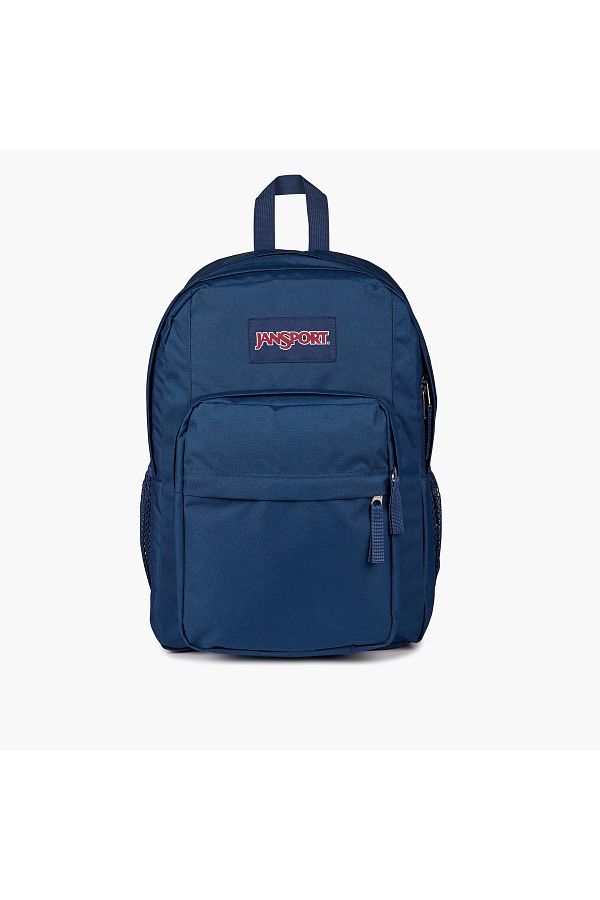 Jansport-Solid Backpack with Adjustable Straps and Zip Closure - 19x33x5 cms 1