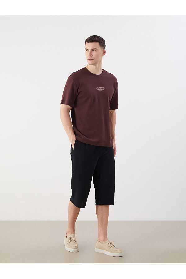 LC Waikiki-Ανδρικό σορτς βερμούδας Standard Mold 1
