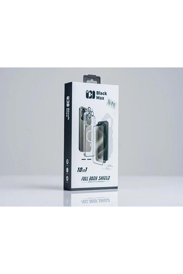 BLACK MAX-مجموعة حماية ١٠ في ١ لجهاز iPhone ١٦ Pro Max: جراب MagSafe، واقي شاشة، غشاء حماية غير لامع... 1