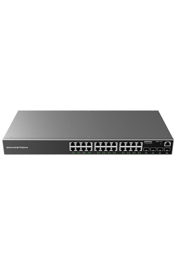 GRANDSTREAM-Switch, Grandstream, 24 porturi RJ45, 4 porturi SFP, Gigabit Ethernet 1