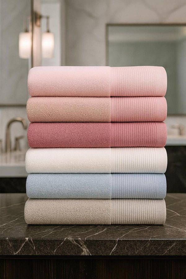 Güvenal-Esin 6 Pieces 50*90 Patterned Towels |   Towel Set |   Towel Set |   Hand Face Towel |   Dowry Towel 1
