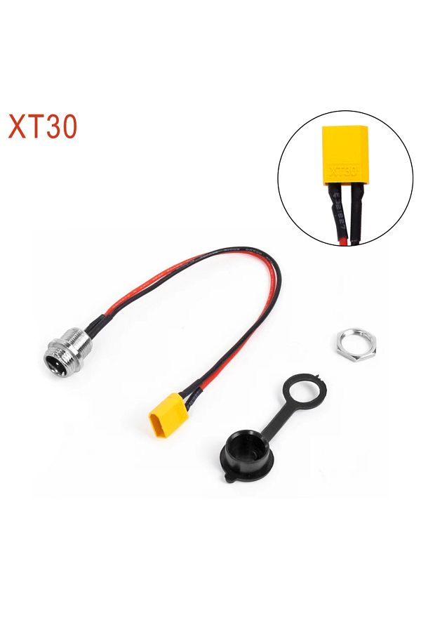 Choice-XT30 XT60 XT30 مقبس GX16 منفذ شحن ثلاثي الدبابيس لـ VSETT 8 8+ 9 9+ 10+ ZERO 8 9 10 8X 10X 11X 1