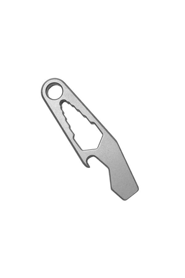 Choice-Titanium crowbar EDC outdoor gadgets - mini titanium crowbar, multi-tool Allen wrench, Bottle opener 1