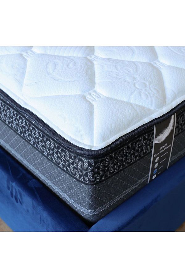 Danube Home-Sense Visco Gel Memory Foam Pocket Spring Mattress 120 x 200 x 32 cm|Single Bed Mattress|Plush Feel 1