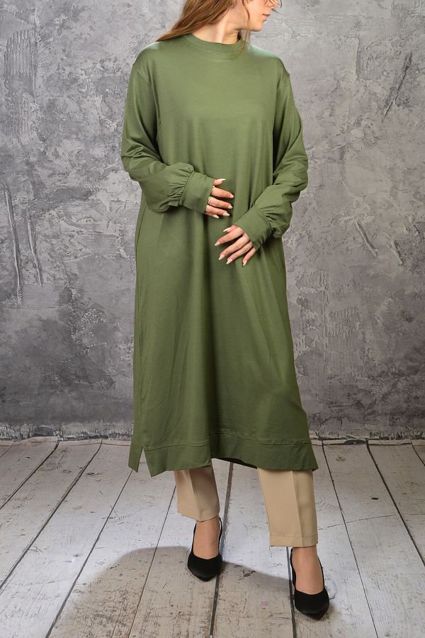 İDOL MODA-Comfortable Comfortable Oversize Viscos Long Tunic 1