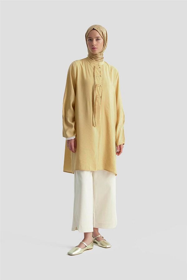 Armine-Judge Collar Tunic 25Kd9010 Camel 1