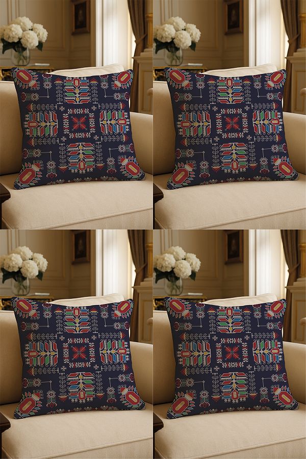 LadiesHome-Special Design Digital Printed Decorative Throw Pillow Case 43X43 cm Double Sided Set of 4 1