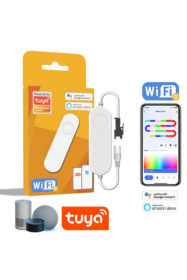 Choice-RGBIC One Port TUYA Addressable Controller WIFI RGBIC Dimmer 12-24V Smartlife Controller For WS2811 1