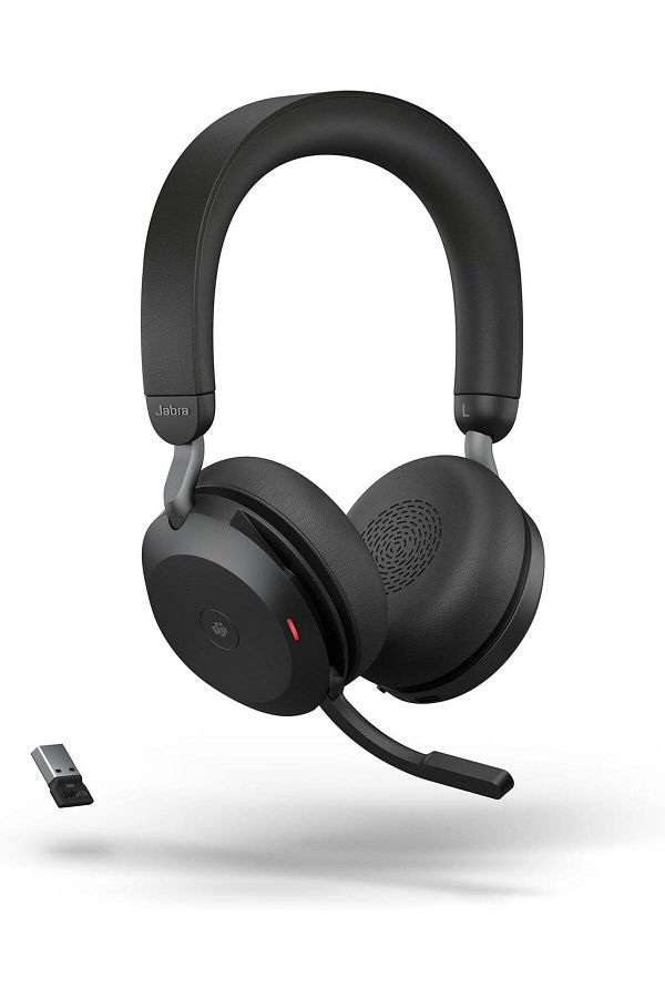 Jabra-Evolve2 75 Wireless PC Headset with Advanced Active Noise Cancellation, Dual Foam Stereo Headp 1