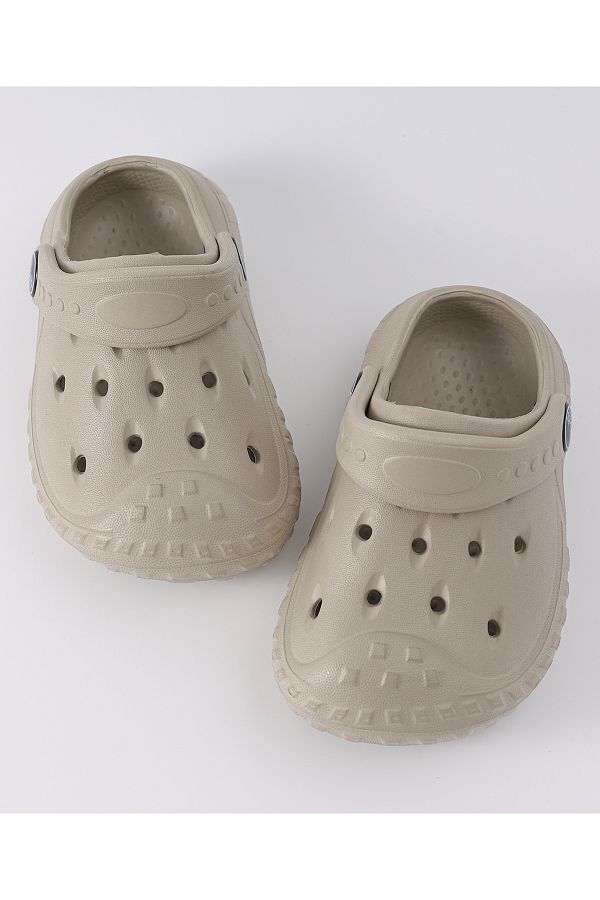 SAPS-Solid Clogs with Backstraps - Grey 1