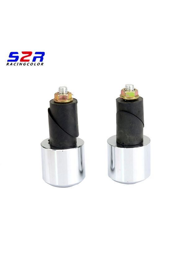 Choice-Silver Motorcycle Handle Bar End 7/8" 22mm Handlebar Balanced Plug Universal Handlebar Ends Cover Fo 1