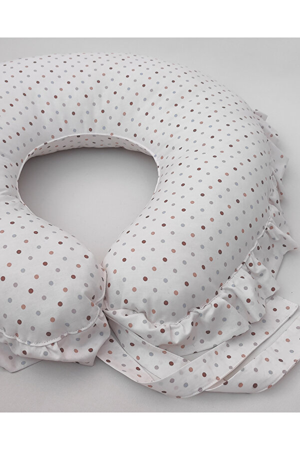 nelcollection Emzirme Yastığı, Bebek Destek Minderi, Hamile Yastığı, Pamuklu Kumaş