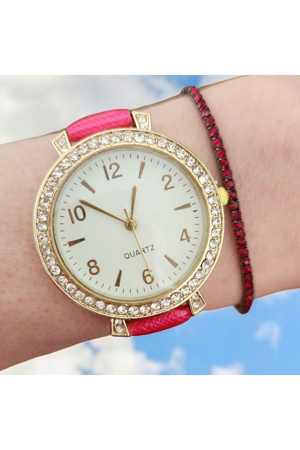 QUARTZ-Set Casual Ladies Watch with Included Bracelet, Mechanism, Analog Display 1