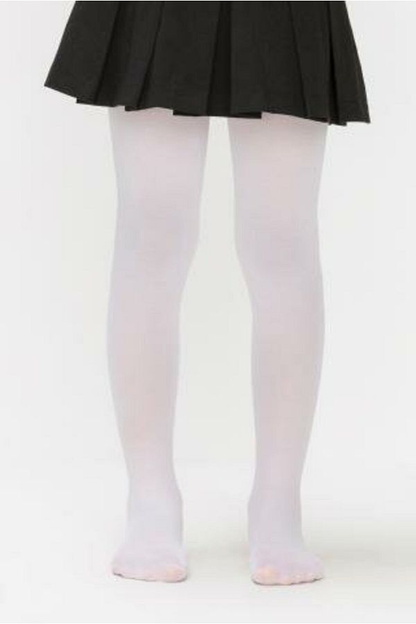 Penti-White Girls Micro 40 Pantyhose 1