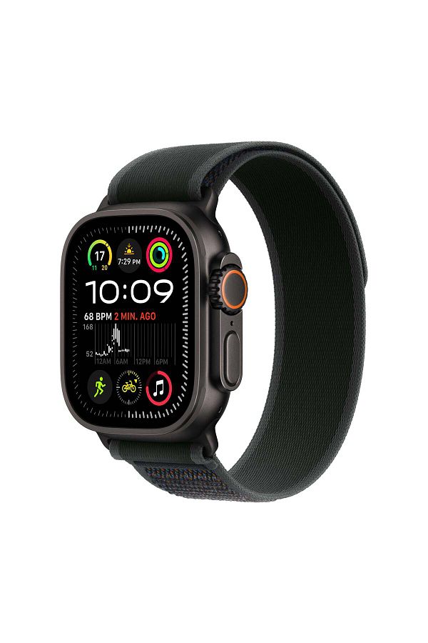 Apple-Watch Ultra 2 GPS + Cellular 49mm Black Titanium Case with Black Trail Loop - M/L 1
