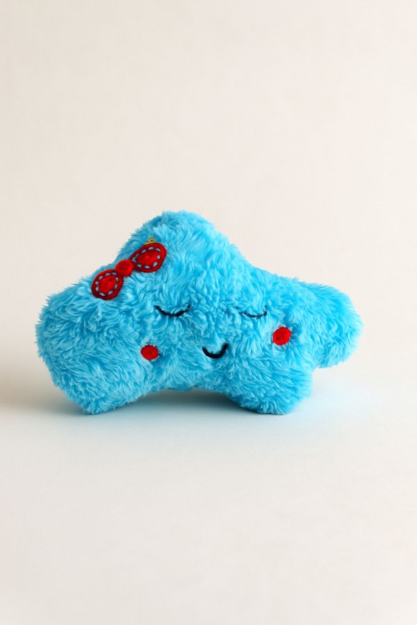 Lazy Paws-Cat Toycatnip and Bell Interactive,Stress Reliever, Relaxing Playmate - Blue Cloud 1