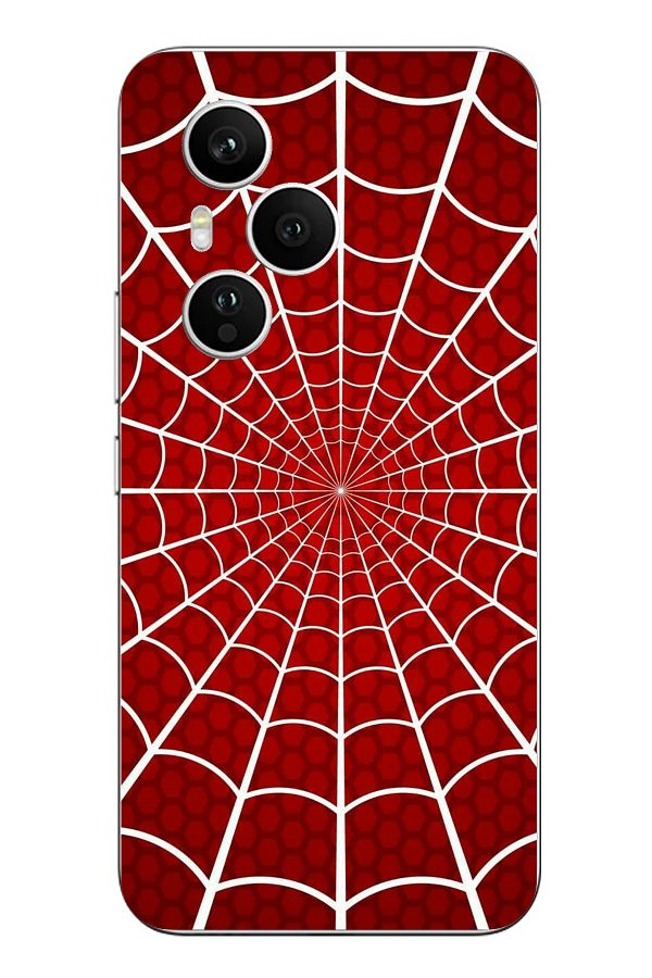 TechTree-Honor 400 Pro Compatible Spiderman Webs Transparent Silicone Case 1