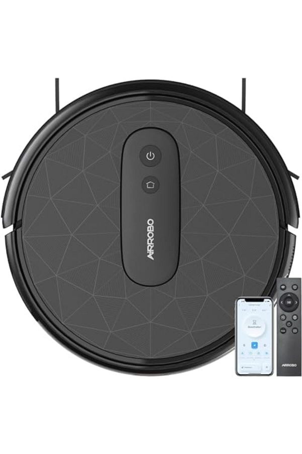 AIRROBO-مكنسة كهربائية روبوتية P20 - قوة شفط 2800 باسكال - شحن ذاتي وتحكم بالتطبيق 1