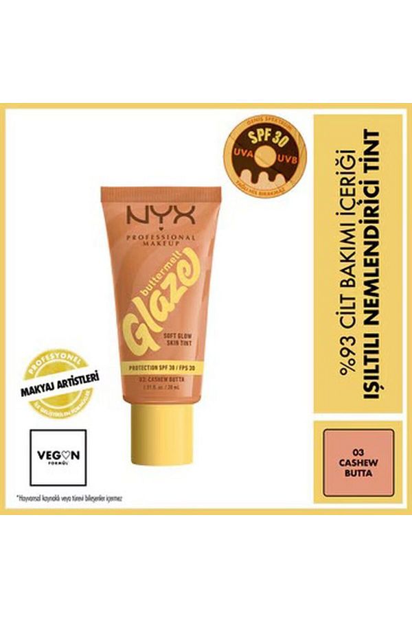 NYX-Buttermelt Glaze Shimmering Moisturizing Tint Cashew Butta 03 1