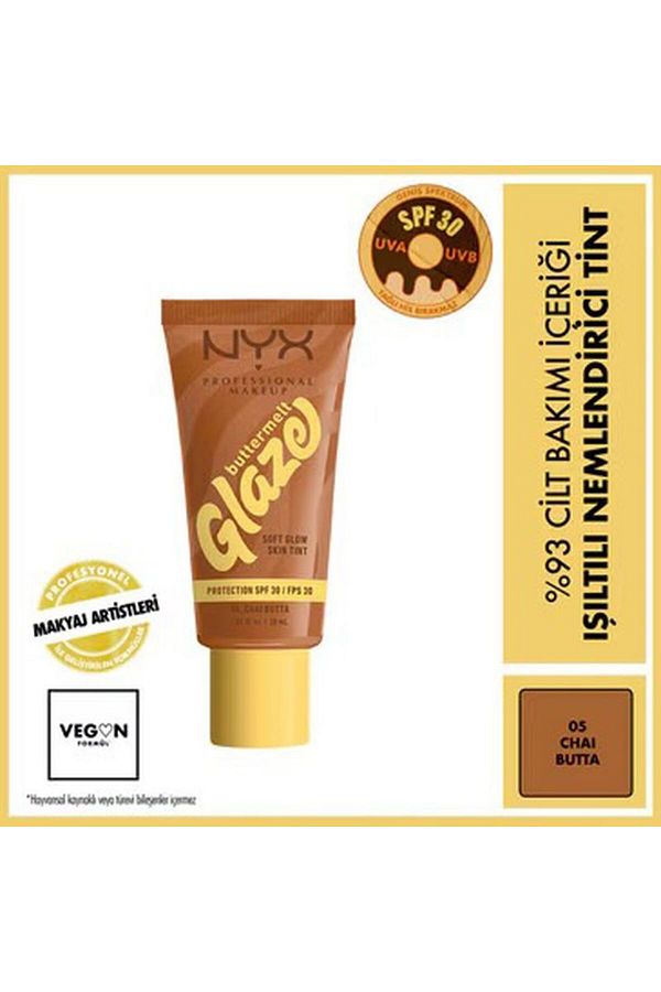NYX-Buttermelt Glaze Shimmering Moisturizing Tint Chai Butta 05 1