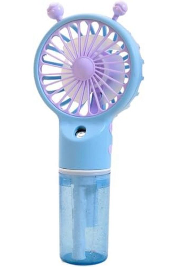 SUKILO-Portable Handheld Fan with USB Rechargeable Cooling Spray, Dual Function Mini Mist Fan for Ou 1