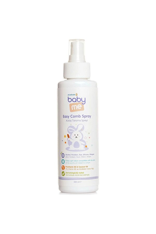 aşçıbaşı ticaret Baby Me Bebek Kolay Saç Tarama Spreyi