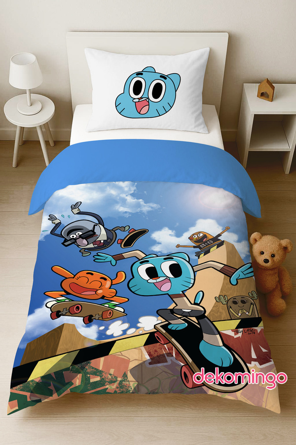 dekomingo-Gumball Patterned Children's Room Bedding (Without Sheets) 1