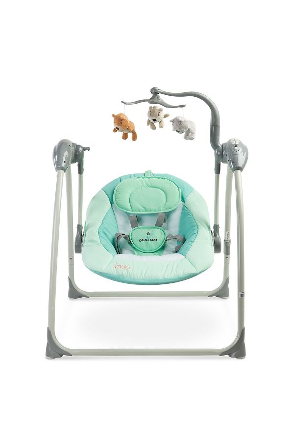 Caretero-Smart electric swing, up to 12 kg, foldable, with 8 speeds, remote control & voice recognition 1