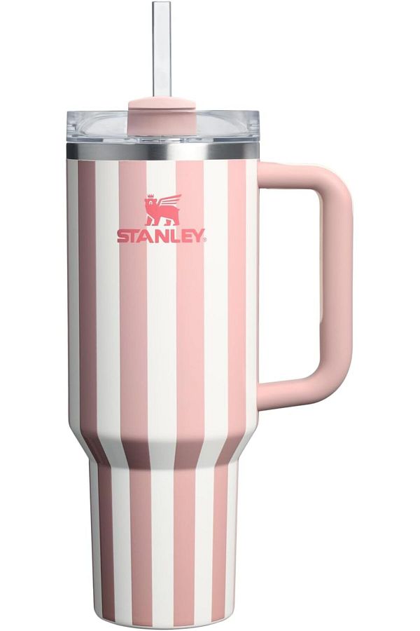 Stanley-Quencher H2.0 Tumbler with Handle and Straw 40 oz | Flowstate 3-Position Lid | Cup Holder Co 1