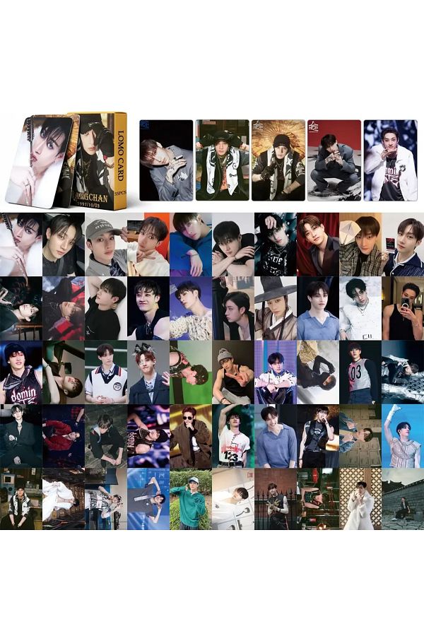 Miniso-Bang Chan New 55Pcs/Set Kpop New Album HOP Photo Card FELIX HYUNJIN Bangchan I.N Photocards Korean S 1