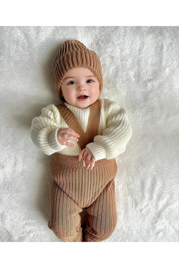 Triko-Set of 3 Slopet Beret Sweatshirts 1