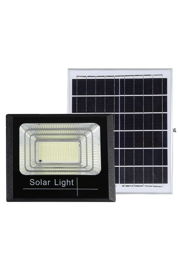 OEM-30W SMD LED floodlight with solar panel charging, with remote control 1