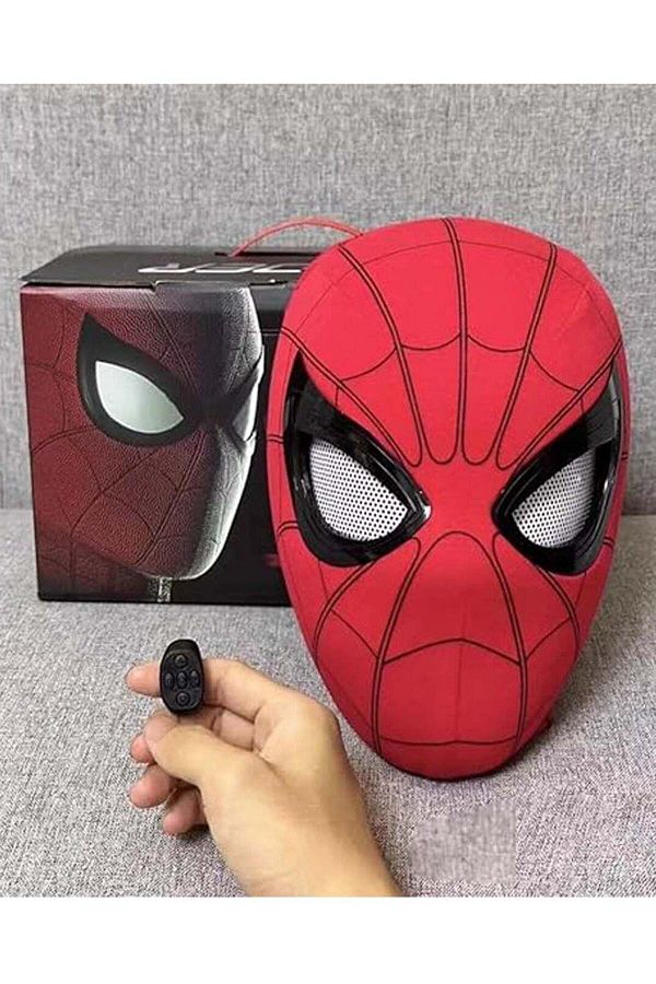 Generic-Super Spiderman Mask Remote Control Removable Mechanical Eyes 1