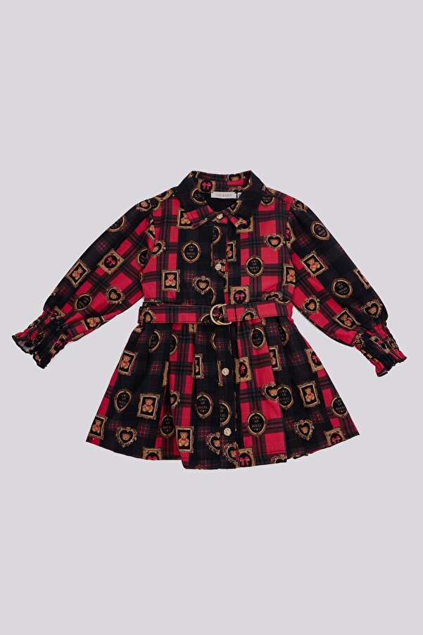 GB Baby BG Store Kız Bebek Desenli Elbise