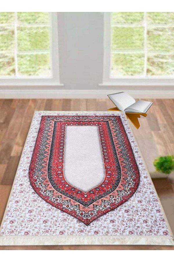 STATUS CONTRACT-Multipurpose Janwaz Prayer Mat With Anti Slip Backing 120x76 Cms 1