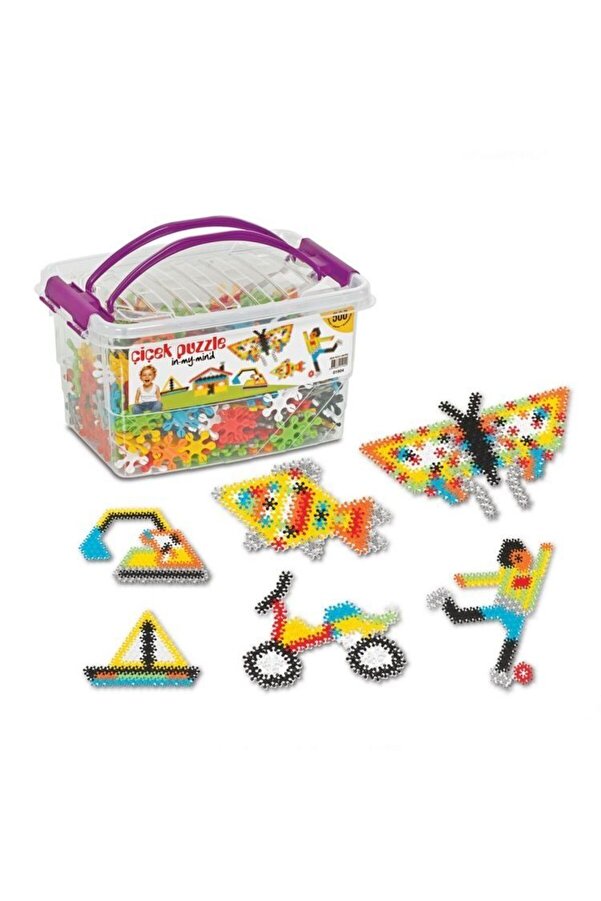 paraply Dede Çiçek Puzzle Box Eğitici Şekiller 500 Parça Kız Çocuk Erkek Çocuk Oyuncak Eğitici Oyuncaklar