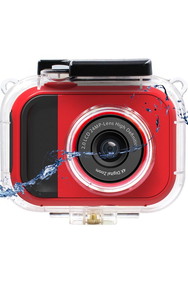 Lamtech-Camera video de actiune LAM 111993 2 in 1, 24 MP, Full HD, Ecran IPS 2", Zoom digital 4 X, C 1