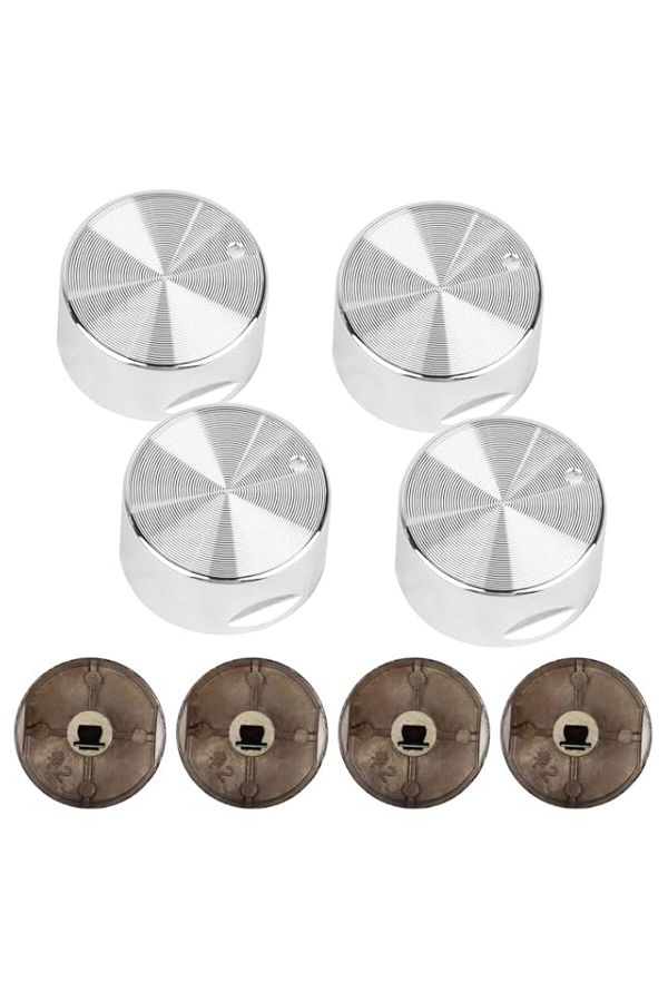Generic-MXTIMWAN Gas Stove Knobs, 8 Pieces 6 mm Universal Rotary Knob Set, Oven Cooker Accessories Buttons 1